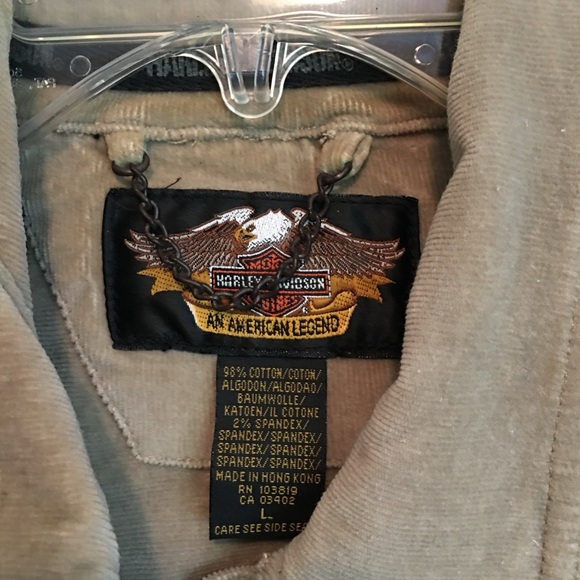 FOR TRICIA. Womens Harley-Davidson Corduroy Jacket Large - Picture 2 of 9